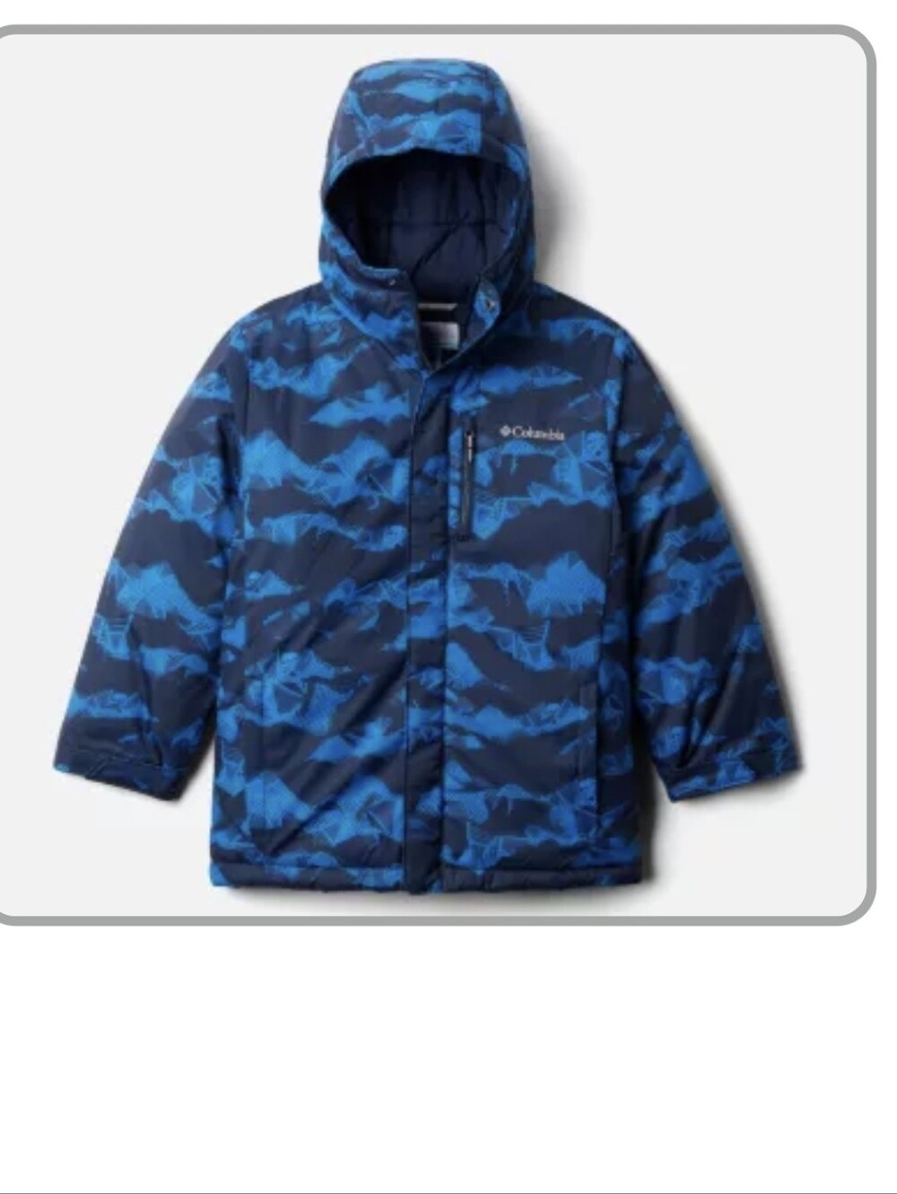 Columbia Boys' Blue Alpine Free Fall™ II Jacket Size Large